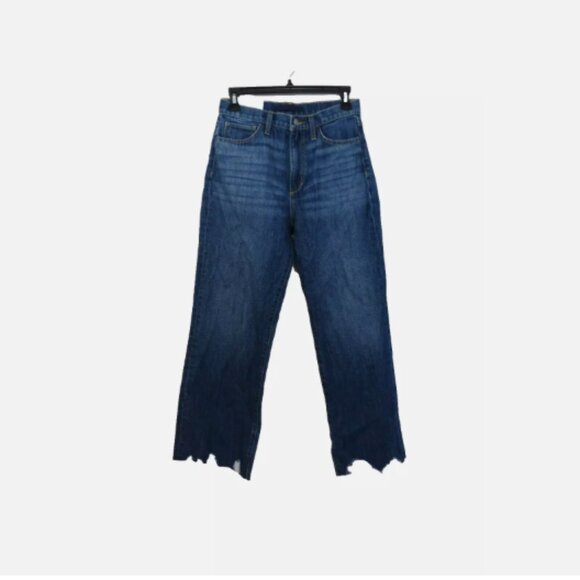 Joes Jeans size 26 The Blake High Rise Wide Leg Crop Jeans Distressed Denim NEW - Picture 1 of 4